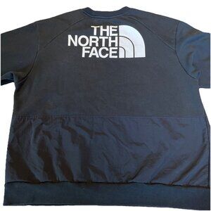 The North Face Back Dome Graphic Sweatshirt Mens XXL Black Evolution Mixed Media